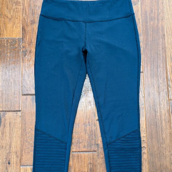 Threads 4 Thought Activewear Leggings Navy Blue Womens Size Large - Picture 1 of 6